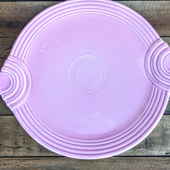 Fiestaware Kitchen Fiesta Round Serving Traycake Plate Rose